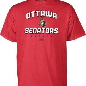OTTAWA SENATORS NHL HOCKEY REEBOK CREW NECK T SHIR